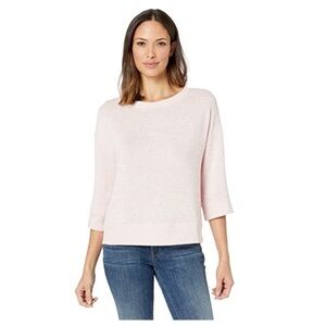 Tribal Soft Hatchi 3/4 Sleeve Boat Neck Top